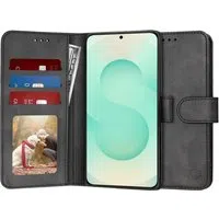 Custodia per Samsung Galaxy S25+ S936, Techsuit, Diary Book, Nera — 3