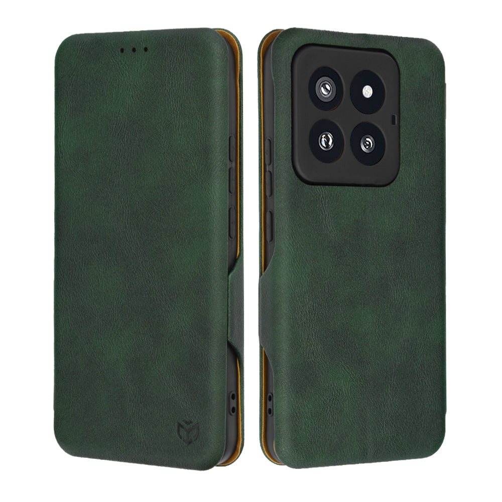Techsuit Custodia per Xiaomi 14 Pro, Techsuit, Safe Wallet Plus, Verde
