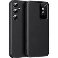 Custodia per Samsung Galaxy S24+ S926, Techsuit, SmartView, Nera — 3