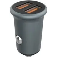 Caricabatterie Auto ColorWay, 36W, 3A, 2 x USB-A, Grigio — 3