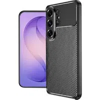 Custodia per Samsung Galaxy S26 Ultra S948, Techsuit, CarbonFiber, Nera — 3