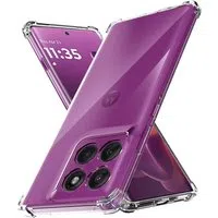 Custodia per Motorola Edge 60 Pro, Techsuit, Shockproof Clear, Trasparente — 3
