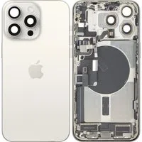 Copertura Batteria Apple iPhone 15 Pro Max, Con Scocca Centrale, Parti Complete, Bianco (Titanio Bianco), Swap Premium — 3