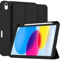 Custodia per Apple iPad (2025) / (2022), Techsuit, Flex Trifold, Nera — 3