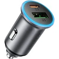 Caricabatterie Auto Acefast B15, 65W, 3.25A, 1 X USB-A - 1 x USB-C, Grigio — 3