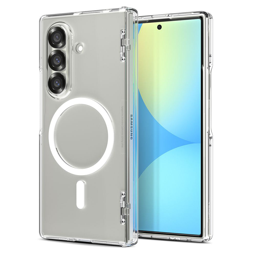 Custodia MagSafe per Samsung Galaxy Z Fold7 F966, Spigen, Ultra Hybrid Pro, Trasparente ACS09546