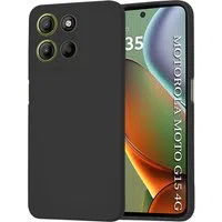 Custodia per Motorola Moto G15 / G15 Power, Techsuit, SoftFlex, Nera — 3
