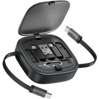 Cavo Dati e Ricarica USB-C - USB-C Acefast Travel J3, 60W, 0.95m, Nero — 3