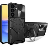 Custodia per Samsung Galaxy A16 5G A166 / A16 4G A165, Techsuit, CamGuard Pro, Nera — 3