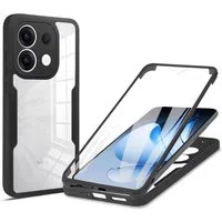 Custodia per Oppo Reno13, Techsuit, ColorVerse 360, Nera — 3