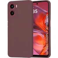 Custodia per Motorola Moto E15 / G05, Techsuit, SoftFlex, Vinaccia — 3