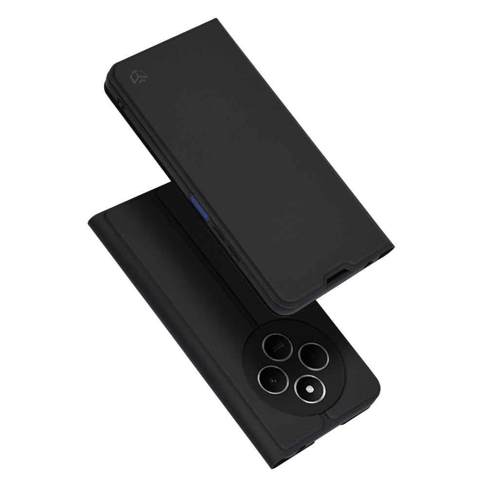 Techsuit Custodia per Xiaomi Poco C75 / Redmi 14C, Techsuit, Magskin Book, Nera