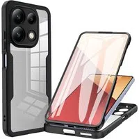 Custodia per Xiaomi Redmi Note 13 Pro 4G / Poco M6 Pro 4G, Techsuit, ColorVerse 360, Nera — 3