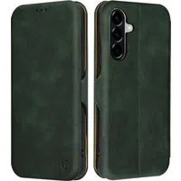 Custodia per Samsung Galaxy A56 A566, Techsuit, Safe Wallet Plus, Verde — 3