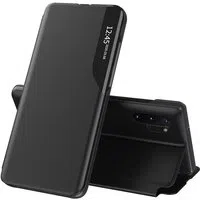 Custodia per Samsung Galaxy Note 10+ 5G N976 / Note 10+ N975, Techsuit, eFold, Nera — 3