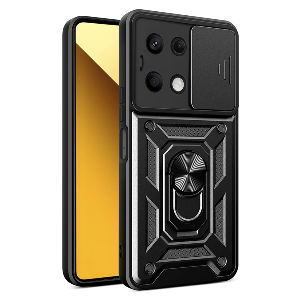 Custodia per Xiaomi Redmi Note 13 5G, Techsuit, CamShield, Nera