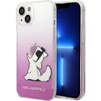Custodia per Apple iPhone 14 Plus, Karl Lagerfeld, Choupette Fun, Rosa — 3