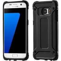 Custodia per Samsung Galaxy S7 edge G935, Techsuit, Hybrid Armor, Nera — 3