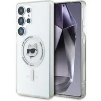 Custodia MagSafe per Samsung Galaxy S25 Ultra S938, Karl Lagerfeld, IML Choupette's Head, Bianca. — 3