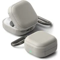 Custodia Ringke Onyx Magnetic per Samsung Galaxy Buds4 / Buds4 Pro, Grigia — 3