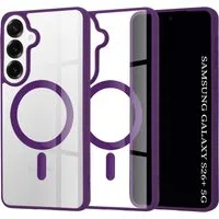 Custodia MagSafe per Samsung Galaxy S26 Plus S947, Techsuit, Pro, Viola — 3