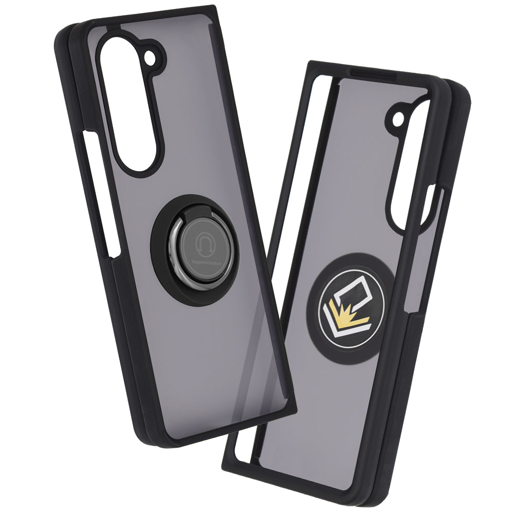 Techsuit Custodia per Samsung Galaxy Z Fold5 F946, Techsuit, Glinth, Nera