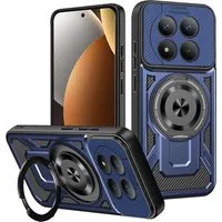 Custodia per Xiaomi Poco M8 Pro / Redmi Note 15 Pro+ 5G, Techsuit, RuggedCam, Blu — 3