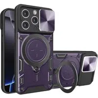 Custodia per Apple iPhone 16 Pro Max, Techsuit, CamGuard Pro, Viola — 3