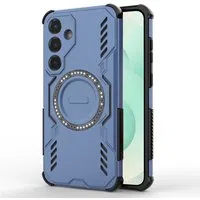 Custodia MagSafe per Samsung Galaxy S25+ S936, Techsuit, ArmorMag, Blu — 3