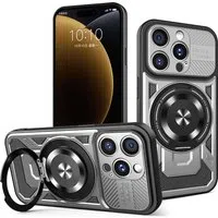 Custodia per Apple iPhone 15 Pro, Techsuit, RuggedCam, Grigio — 3