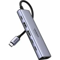 Hub USB-C UGREEN CM511 (35999), 2 x USB-A 3.2 - 3 x USB-C - 1 x HDMI, Grigio — 3