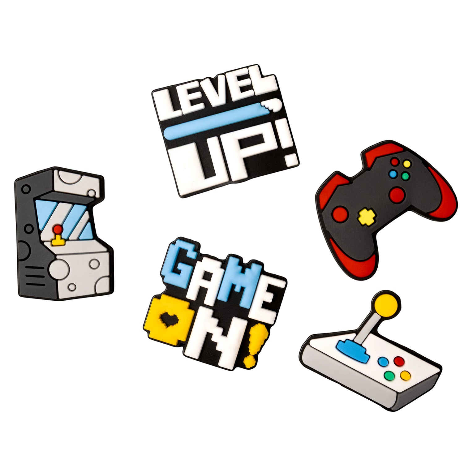 GSMnet Sticker 3D OEM GameOn per Custodia Telefono / Tablet, Set da 5 pezzi, Multicolore