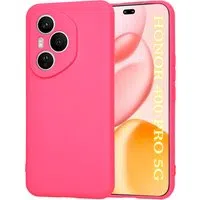 Custodia per Honor 400 Pro, Techsuit, SoftFlex, Rosa Scuro — 3