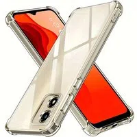 Custodia per Motorola Moto E13, Techsuit, Shockproof Clear, Trasparente — 3