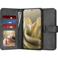 Custodia per Motorola Edge 70 Pro, Techsuit, Diary Book, Nera — 3