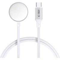 Caricabatterie Wireless Tech-Protect MC02 Ultraboost C per Apple Watch Series, USB-C, Bianco — 3