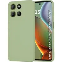 Custodia per Motorola Moto G15 / G15 Power, Techsuit, SoftFlex, Matcha — 3