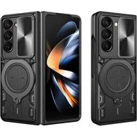 Custodia per Samsung Galaxy Z Fold5 F946, Techsuit, CamGuard Pro, Nera — 3