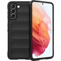 Custodia per Samsung Galaxy S21 5G G991, Techsuit, Magic Shield, Nera — 3