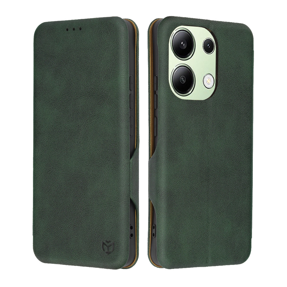 Custodia per Xiaomi Redmi Note 13 4G, Techsuit, Safe Wallet Plus, Verde