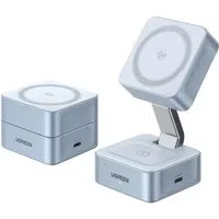 Caricabatterie Wireless UGREEN W752 2in1, 35W, 3A, 1 x USB-C, Blu — 3