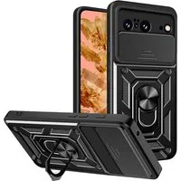 Custodia per Google Pixel 8, Techsuit, CamShield, Nera — 3