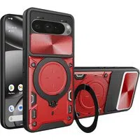 Custodia per Google Pixel 10 Pro XL, Techsuit, CamGuard Pro, Rossa — 3