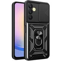 Custodia per Samsung Galaxy A25 A256, Techsuit, CamShield, Nera — 3