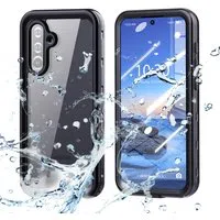 Custodia Waterproof per Samsung Galaxy A36 A366, ShellBox, Nera — 3