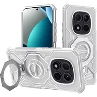 Custodia per Xiaomi Redmi Note 15 Pro 5G, Techsuit, Carbon Shield Pro, Bianca — 3