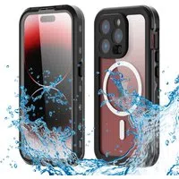 Custodia Waterproof MagSafe per Apple iPhone 15 Pro, ShellBox, Nera — 3