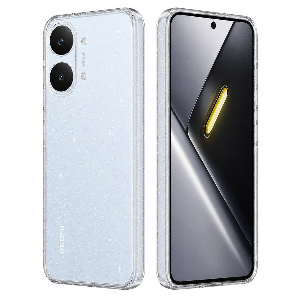 Custodia per Xiaomi Poco X8 Pro Max, Techsuit, SparkleSkin, Trasparente