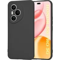 Custodia per Honor 400 Pro, Techsuit, SoftFlex, Nera — 3