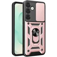 Custodia per Samsung Galaxy S25+ S936, Techsuit, CamShield, Rosa — 3